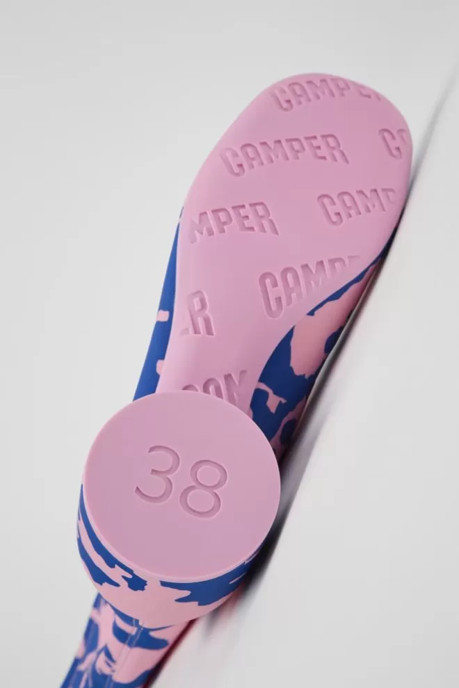 Zapatos De Tacon<Camper Bota Alta De Tejido Multicolor Para Mujer