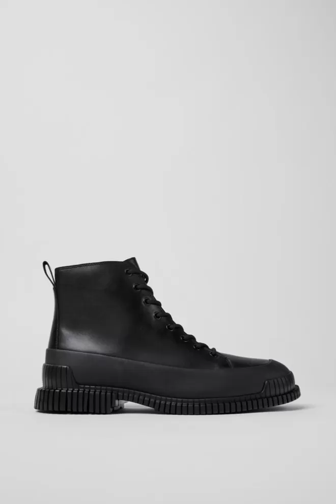 Zapatos De Vestir<Camper Bota De Vestir Negra Con Cordones Para Hombre
