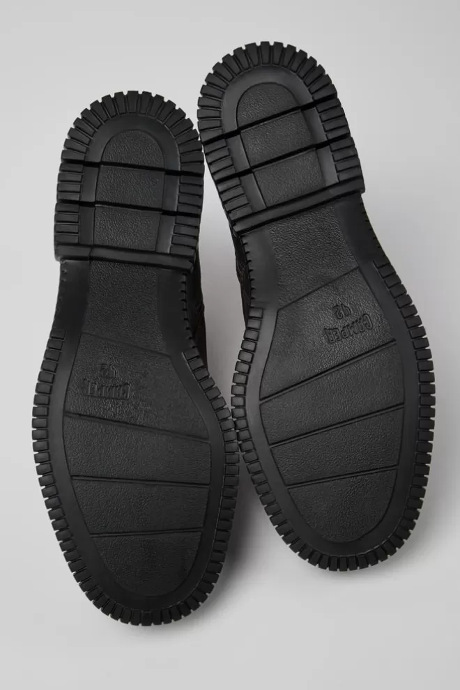 Zapatos De Vestir<Camper Botas De Cordones Marrones Y Negras De Piel Para Hombre