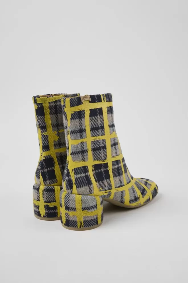Zapatos De Tacon<Camper Botas Multicolores De Lana Reciclada Para Mujer
