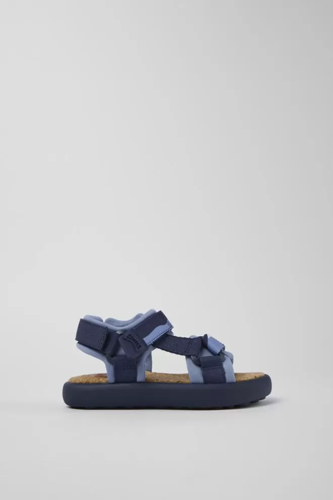 Sandalias<Camper Sandalia De Tejido Azul