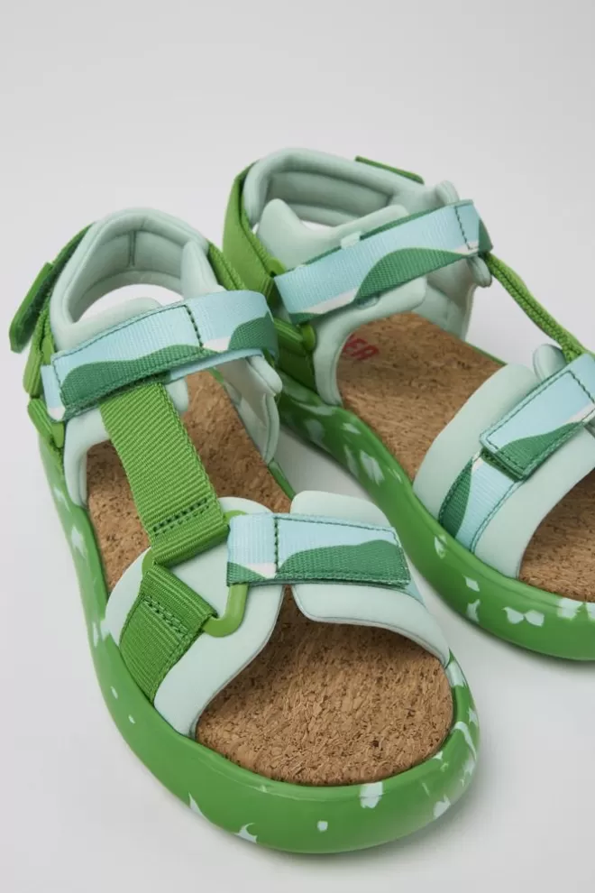Sandalias<Camper Sandalia De Tejido Multicolor Para Mujer