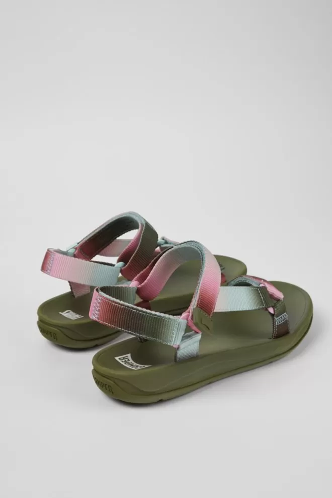 Sandalias<Camper Sandalia De Tejido Multicolor Para Mujer