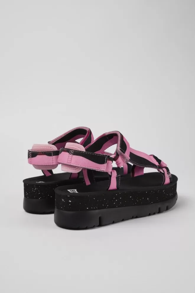 Sandalias<Camper Sandalia De Tejido Multicolor Para Mujer