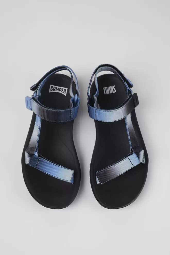 Sandalias<Camper Sandalia De Tejido Multicolor Para Mujer