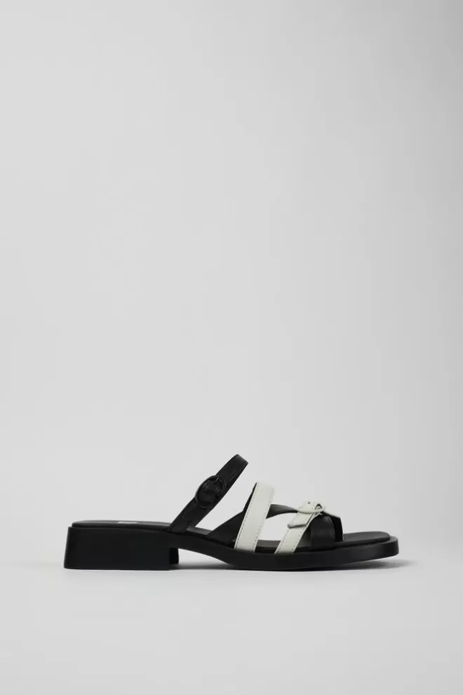 Sandalias<Camper Sandalia Sin Puntera De Piel Multicolor Para Mujer
