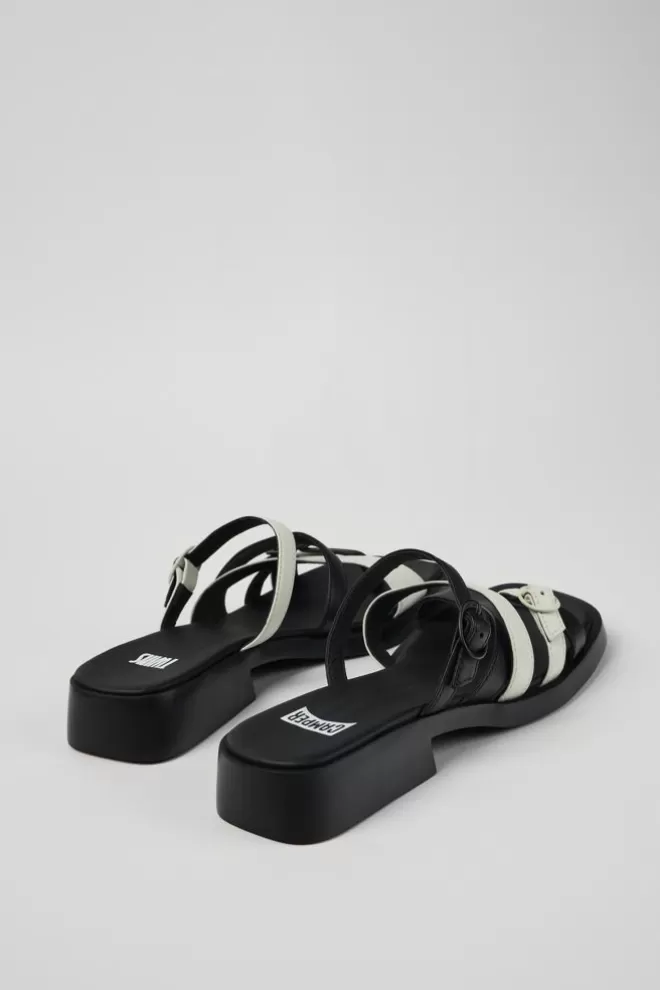 Sandalias<Camper Sandalia Sin Puntera De Piel Multicolor Para Mujer