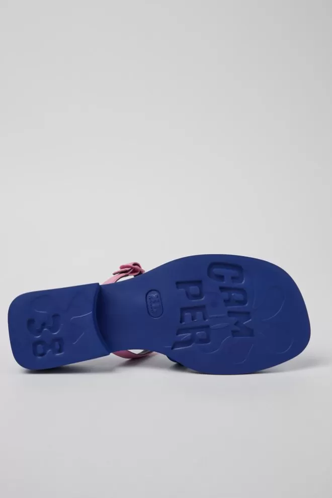 Sandalias<Camper Sandalia Sin Puntera De Piel Multicolor Para Mujer