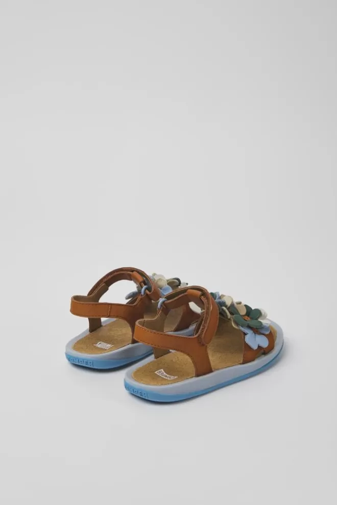 Sandalias<Camper Sandalias Multicolores De Piel Para Ninos