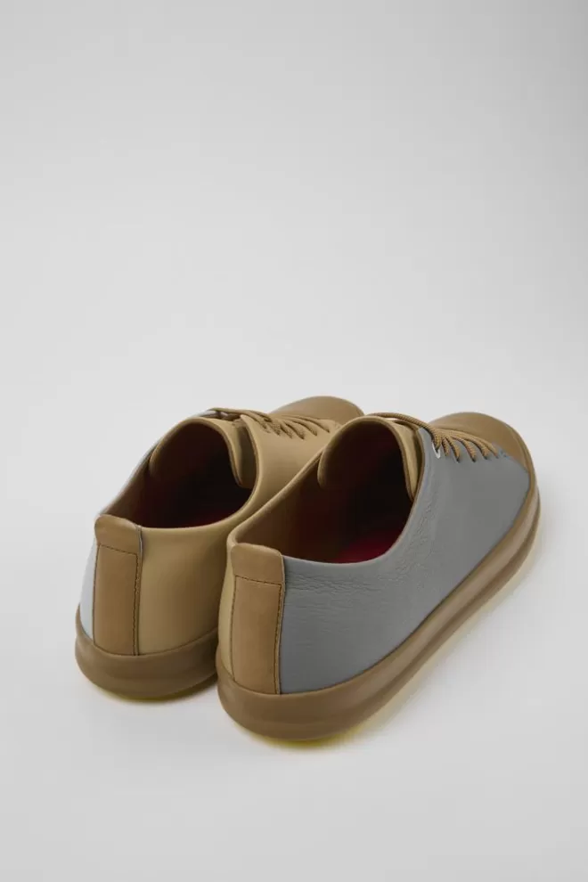 Zapatillas<Camper Sneaker De Piel Multicolor Para Hombre