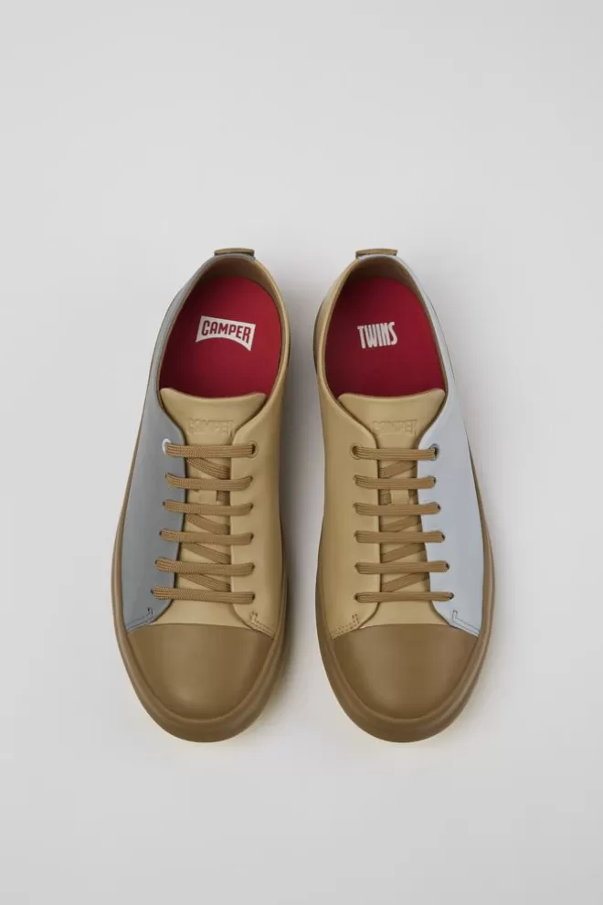 Zapatillas<Camper Sneaker De Piel Multicolor Para Hombre