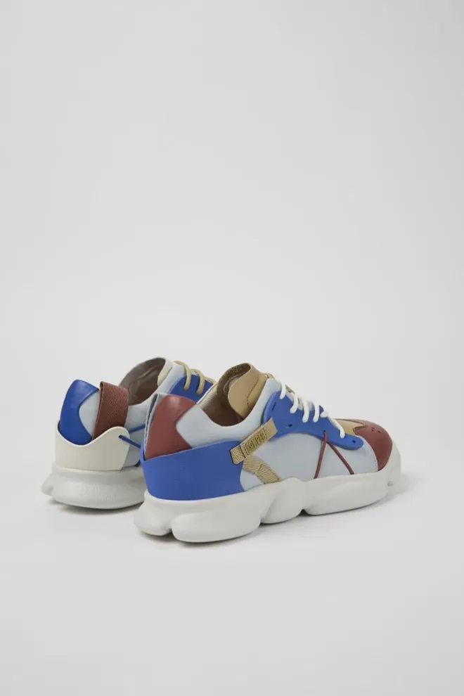 Zapatillas<Camper Sneaker De Piel/Tejido Multicolor Para Hombre