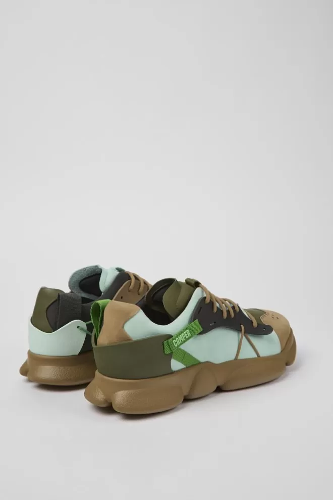 Zapatillas<Camper Sneaker De Piel/Tejido Multicolor Para Hombre