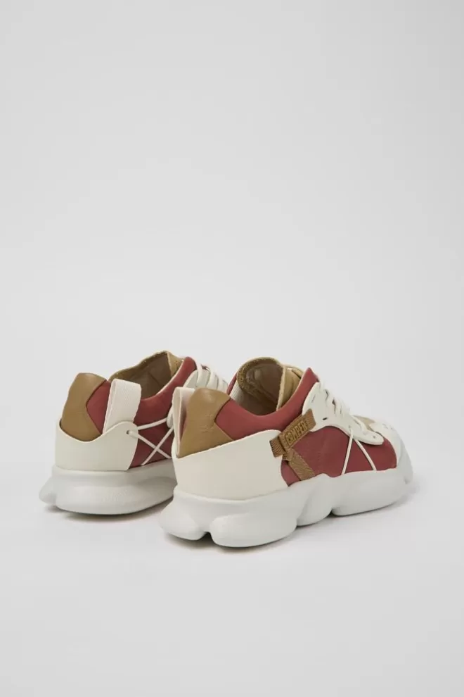 Zapatillas<Camper Sneaker De Piel/Tejido Multicolor Para Mujer