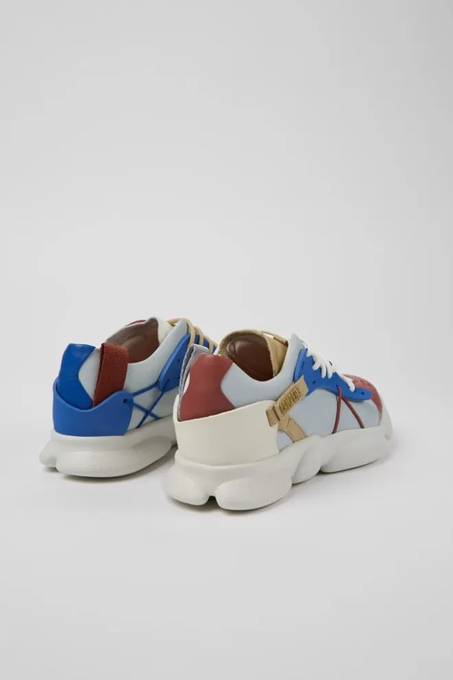 Zapatillas<Camper Sneaker De Piel/Tejido Multicolor Para Mujer