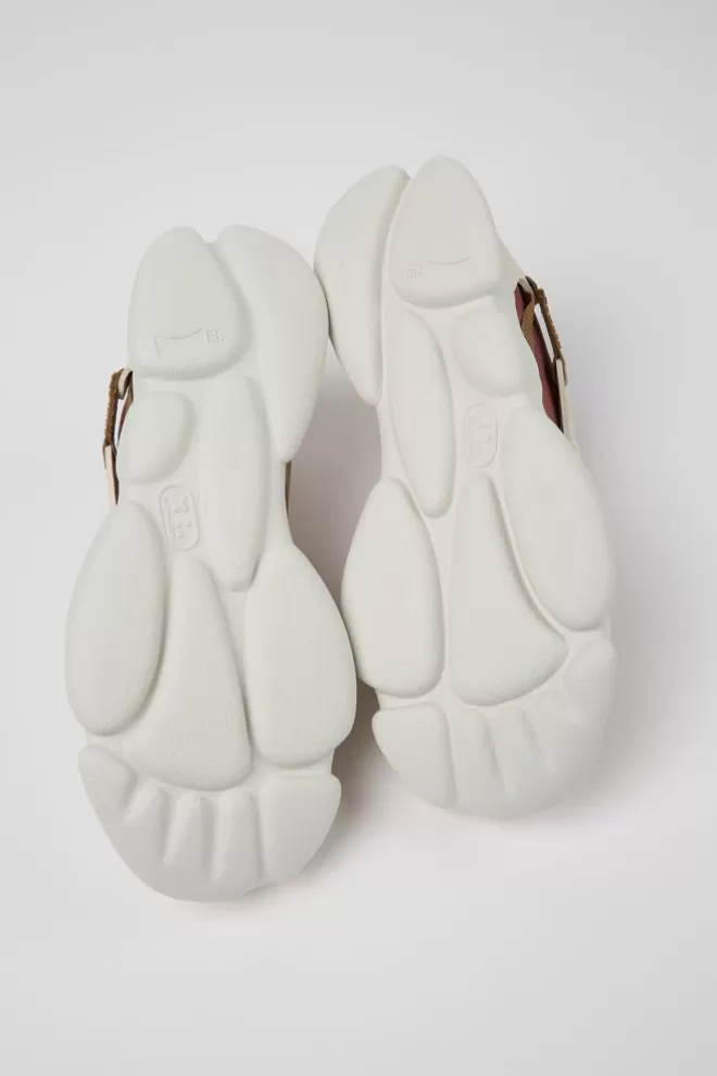 Zapatillas<Camper Sneaker De Piel/Tejido Multicolor Para Mujer
