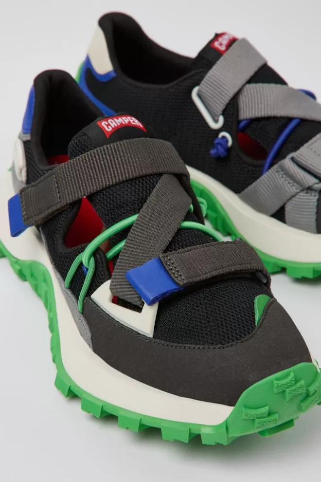 Zapatillas<Camper Sneaker De Tejido/Piel Multicolor Para Mujer