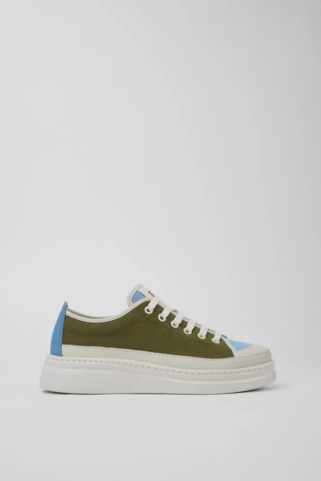 Zapatillas<Camper Sneaker De Tejido/Piel Multicolor Para Mujer