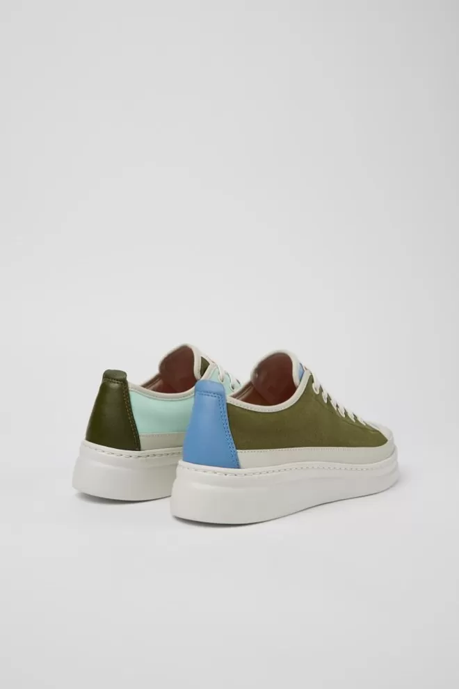 Zapatillas<Camper Sneaker De Tejido/Piel Multicolor Para Mujer