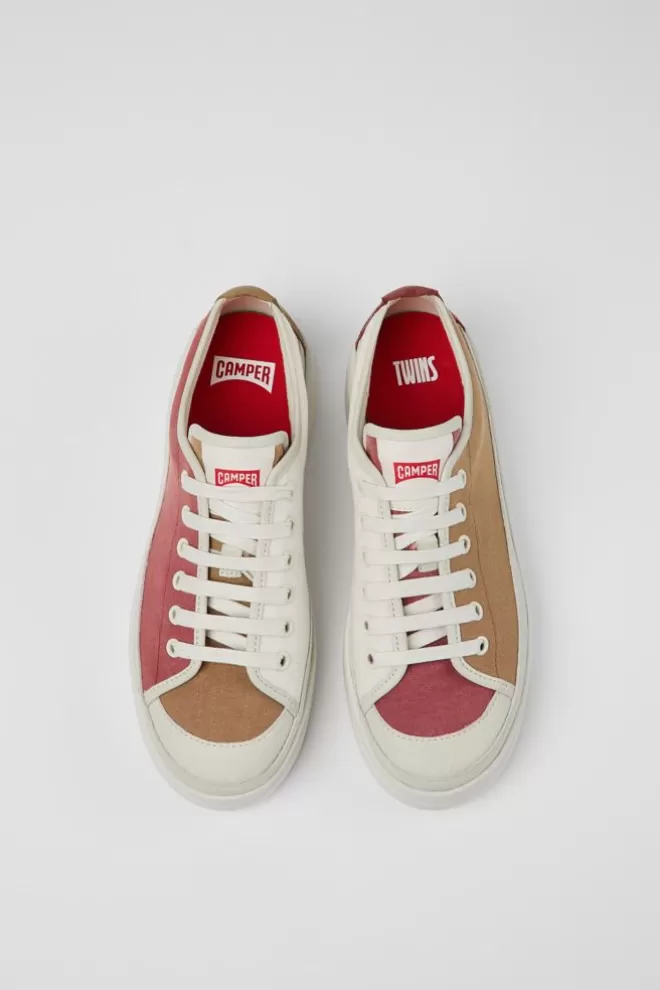 Zapatillas<Camper Sneaker De Tejido/Piel Multicolor Para Mujer
