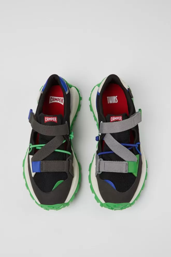 Zapatillas<Camper Sneaker De Tejido/Piel Multicolor Para Mujer