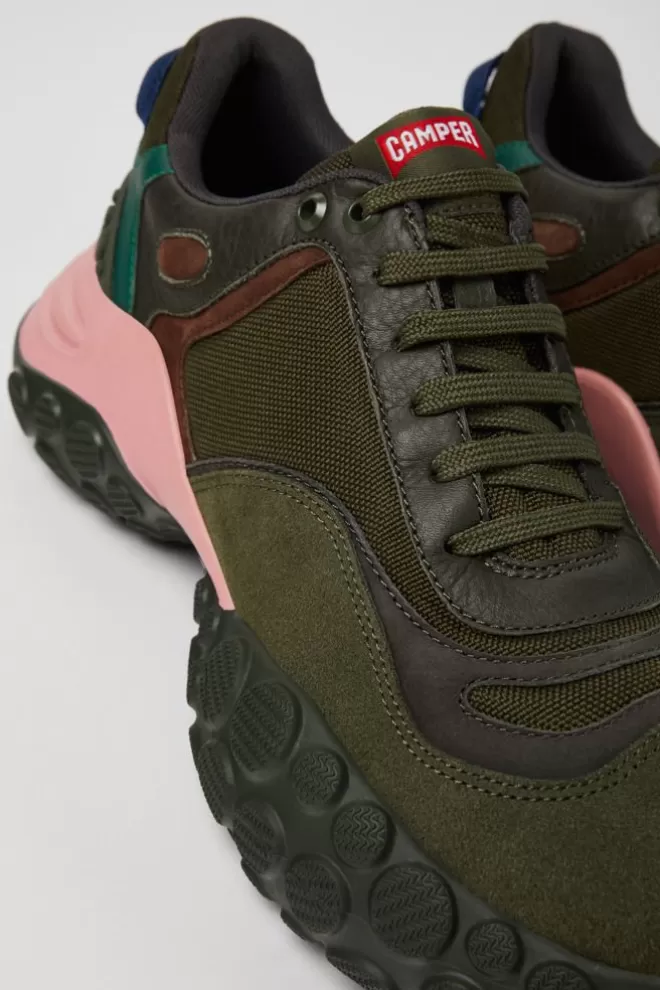 Zapatillas<Camper Sneaker Multicolor De Tejido Y Nobuk Para Hombre