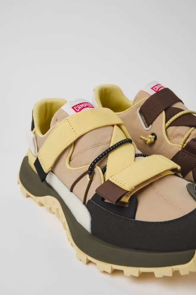 Zapatillas<Camper Sneakers Multicolores De Tejido Y Nobuk De Hombre