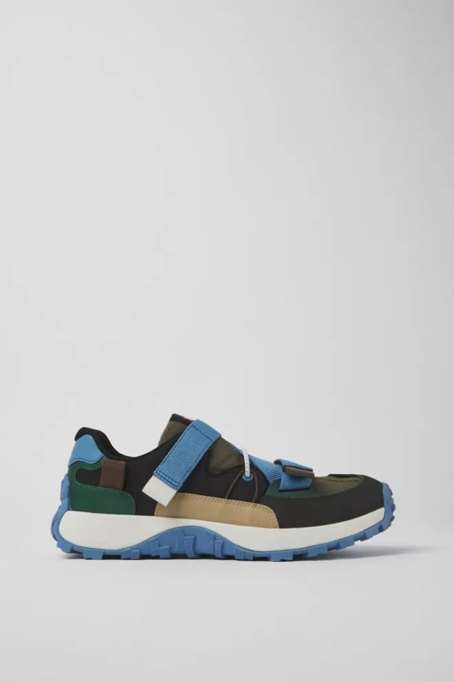 Zapatillas<Camper Sneakers Multicolores De Tejido Y Nobuk De Hombre