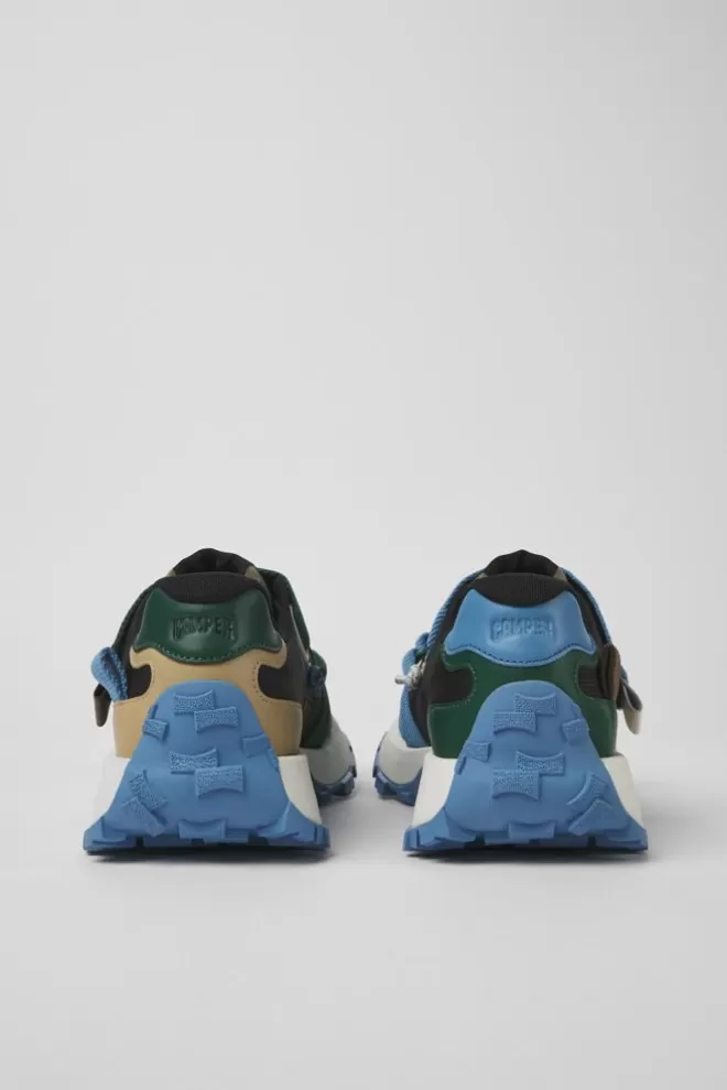 Zapatillas<Camper Sneakers Multicolores De Tejido Y Nobuk De Hombre